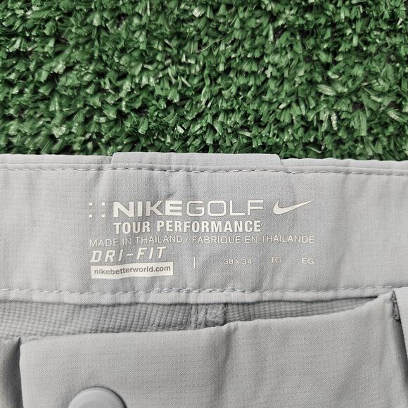 Nike Grey Men's Tour Performance Golf Pants 38x34 - Picture 4 of 9